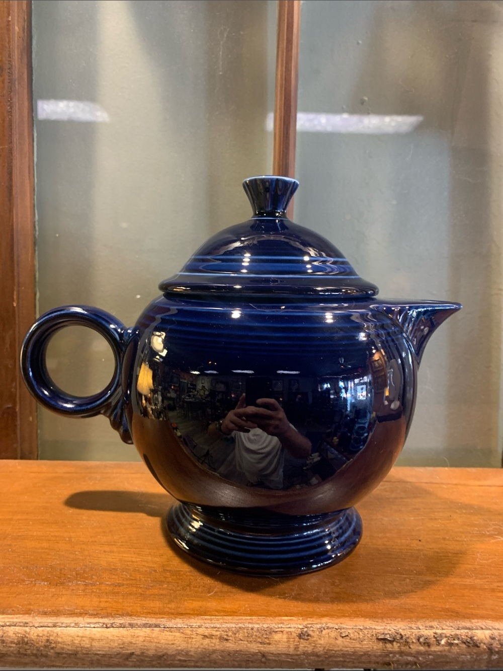 Fiesta Cobalt Blue Large Lidded Teapot Homer Laughlin Fiestaware USA